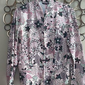 Spring Floral Denim Jacket